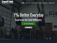 Tablet Screenshot of crossfitiluvit.com